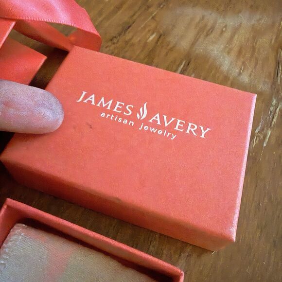 Retired James Avery Thick Cross Pendant 925 Sterling Silver 1” JA Box Pouch Bag - Picture 11 of 12